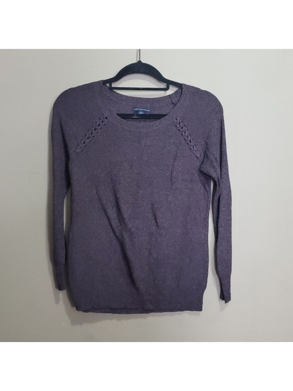 American Eagle Purplish Brown Sweater Size Small